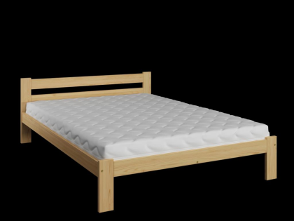 Bett Massivholzbett Holzbett Lattenrost unlackiert unbehandelt 90/ 120/ 140/ 160