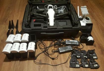 DJI Inspire 1, Zenmuse X3, 7 Akkus, 6 PolarPro Filter