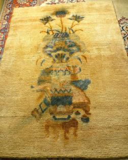 Meditationsteppich Khaden Tibet um 1860 (T106)