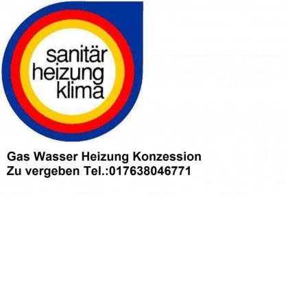Dipl.-Ing. und Gas Wasserinstallateurmeister und Heizungsbauer vergibt Konzessio