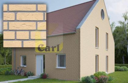 Fassadenelemente, Klinkerfassade, Vorhangfassade 84 qm