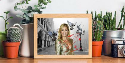 Helene Fischer Souvenir aus Venedig. Geschenkidee. Zimmerdeko. Blickfang. Unika