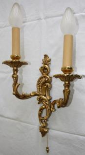 Wandlampe vergoldet