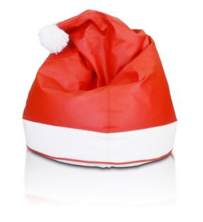 Sitzsackhülle Nikolausmütze Bommel Weihnachten Dekoration Sessel Geschenkidee