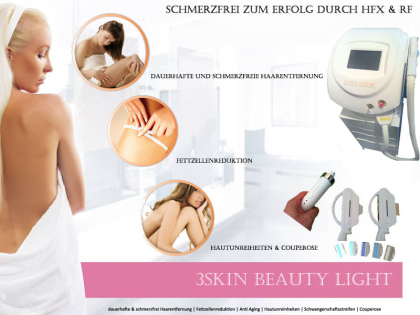 Schmerzfreie & dauerhafte Haarentfernung mit dem 3Skin Beauty Light