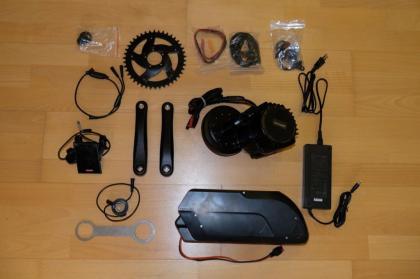 Bafang BBS HD 1000W, E Bike Umbausatz mit Akku Tiger Shark