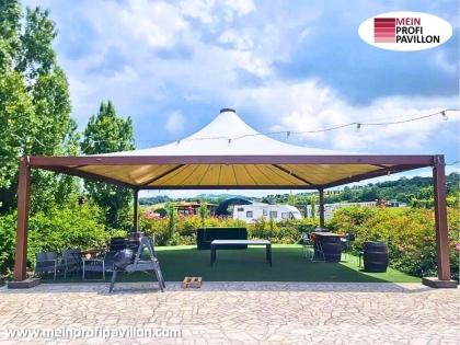 Pavillon 10x10 Überdachung Pagodenzelt Pvc Schule Universität Campus