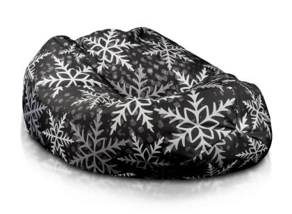 Sitzsackhülle Mega Sako Modern Schoner 135 cm 340l Wintermotiv Schneeflocke