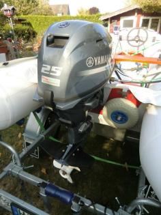 Schlauchboot Suzumar 390 Alu, Yamaha F25 GES 25 PS , Trailer Marlin BT RB 500kg