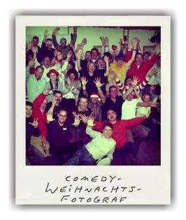 Weihnachtsfeier Göttingen | Tolle Idee | Comedy-Fotograf