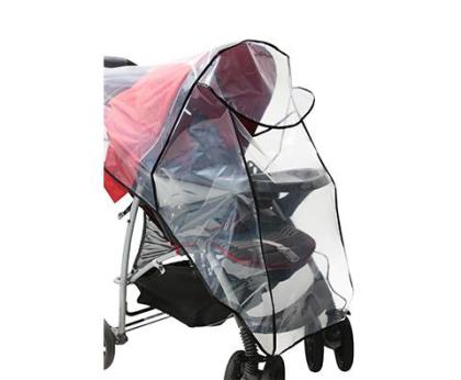 Regenschutz Regenverdeck Regenhaube für Kinderwagen Universal Regenfolien Klar