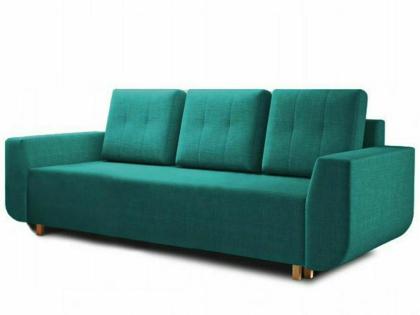 Sofa Couch Malibu Schlafsofa ausziehbar mit Schlaffunktion mit Kissen