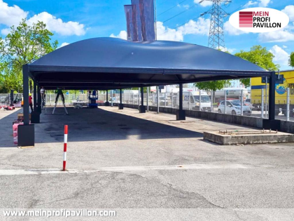 Pavillon 9x9 Überdachung Sonnenschutz Festzelt Terrassenüberdachung Pvc