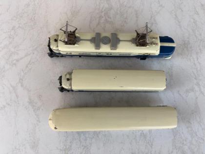Märklin ST 800 Blau Schnelltriebwagen 1955 sehr guter originaler