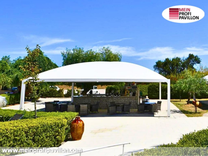 Pavillon 9x9 Überdachung Pagodenzelt Festzelt Pvc Terrassendach Pergola Terrasse