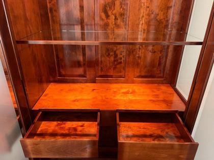 Scholtissek Fugatum Vitrinenschrank Vollholz Kirsche
