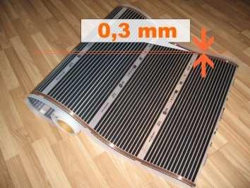 Infrarot Elektrische Fußbodenheizung Heizfolie 