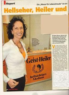 Marita Gerlach, hellsichtiges Medium, bekannt a. d. MUK Lübeck