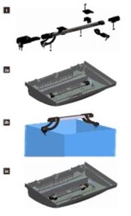 LED Balken Leddy 540 für das 60 liter Aquarium Set / Aquariumabdeckung mit Fisch