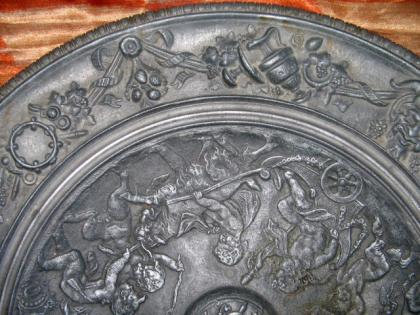Antiker Anbieterteller,  Tafelaufsatz, Gründerzeit ca um 1880