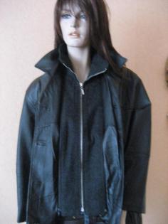 Damen Lederjacke Gr.38 in schwarz