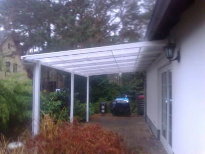 # Überdachung 5 x 4 M - aus Alu und Policarbonatplatten - von BLASK ® aus Polen 