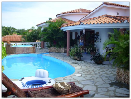 Dominikanische Republik: Sosua/Cabarete: Wunderschöne Villa in einer Wohnanlage 