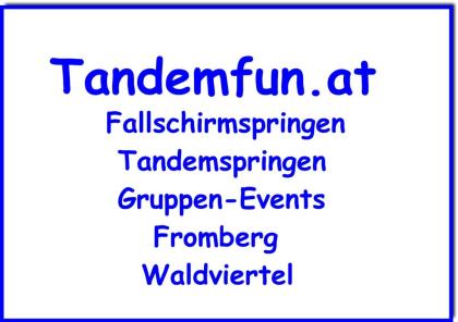 Fallschirmspringen im Waldviertel, Fromberg bei Kirchberg am Walde nähe Wien