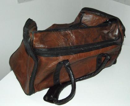 3-teiliges Kofferset echt Leder, neu