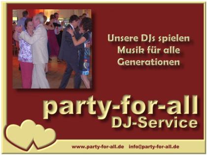 Party for all DJ-Service - unsere DJs machen gute Laune tanzbar!