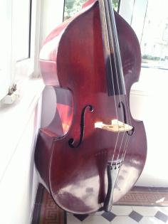 Philharmonischer Sachse • 4/4 Kontrabass • 115 Jahre • sehr ausgewogen und wohl 