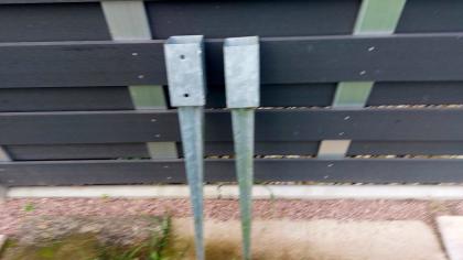 4 Einschlaghülsen für Gartenarbeiten