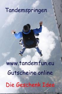 Fallschirmspringen Zell am See-Kaprun bei Salzburg im Pinzgau