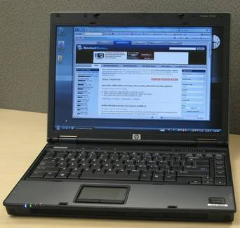 Windows7 HP Compaq 14,1 /2GB/core duo 2,1 GHz Laptop Notebook
