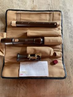 Tenorblöckflöte Moeck 2421 Rondo Ahorn gebeizt, Klappe (NEU)