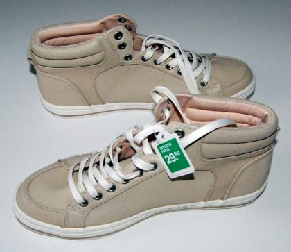 Venice Pailletten Stiefeletten beige Gr. 42 NEU