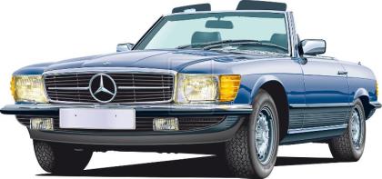 Mercedes 107 SL + SLC 1971-1989 Werkstatt Reparaturanleitung Service CD - ALLE D