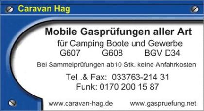 Mobile Gasprüfungen Berlin/Brandenburg.Für Boote,Camping, Gewerbe 0170-200 15 87