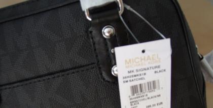 MICHAEL KORS ?WOW*Tasche/Handtasche MK Signature SM Schwarz LETZTE Tasche! NEU