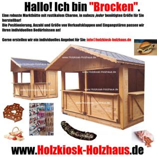 ? Markthütte Verkaufshütte Eventhütte komplett NEUFERTIGUNG ?