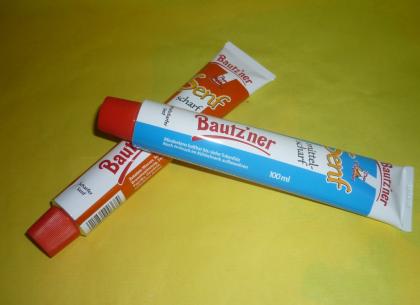 Bautzner Brutzelsauce Senf + Gurke, pikant vegan