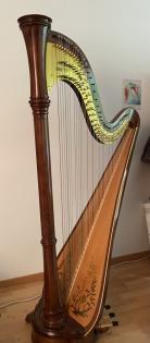 Vermiete Doppelpedalharfe Aoyama