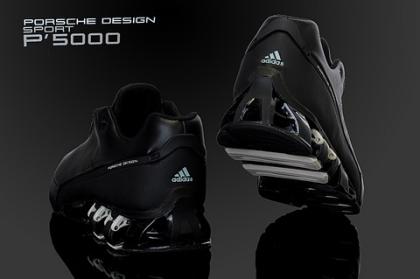 Adidas Porsche-Design Sportschuh Gr. 44 & 46 (Schwarz,Leder,Federung) P5000 / Bo
