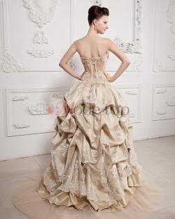 Tiefe Taile Kapelle Schleppe Brautkleid  - Mode-top