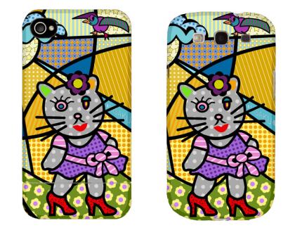 Handycases mit limitiertem Neo Pop Art Kunstdruck by Misaku