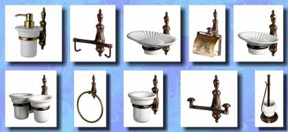 Badezimmerzubehör Toilettenbürstenhalter Serie Retro