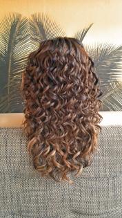 Perücke Spitzenperücke Lace wig front silk top ombre farb mix blond braun schwar