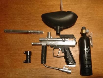 Markierer Paintball Komplett-Set zum sofortigen Loslegen, Leichter Einstieg, SUP