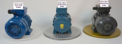 Elektromotor Weiß / Elektromotor Silber / Elektromotor Gold die 3 Serien von AQ 