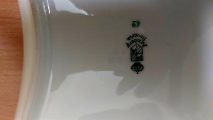 Tafelservice ,weiß Gold